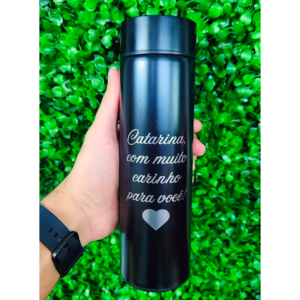 Garrafa Térmica 400ml com Display LED – Personalizada