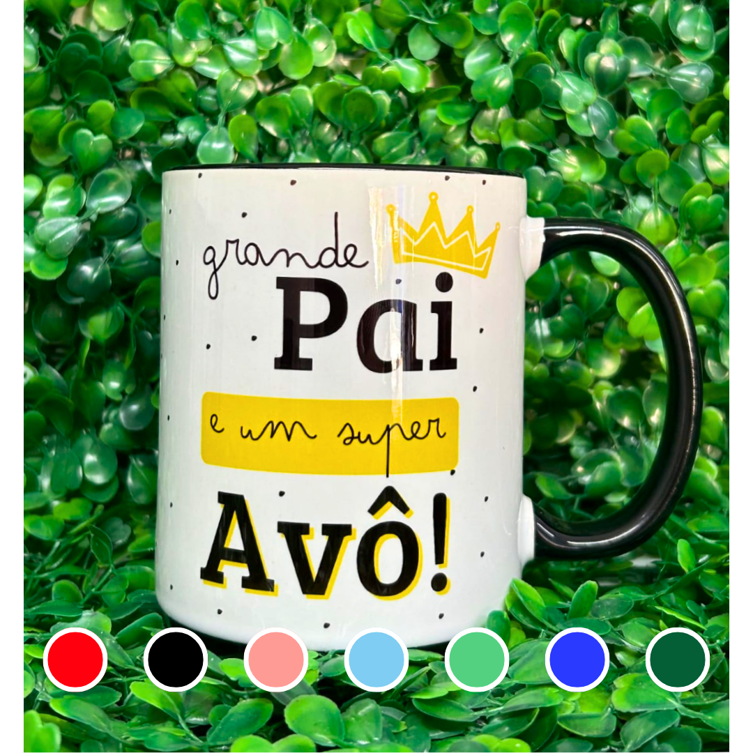 caneca interior colorido
