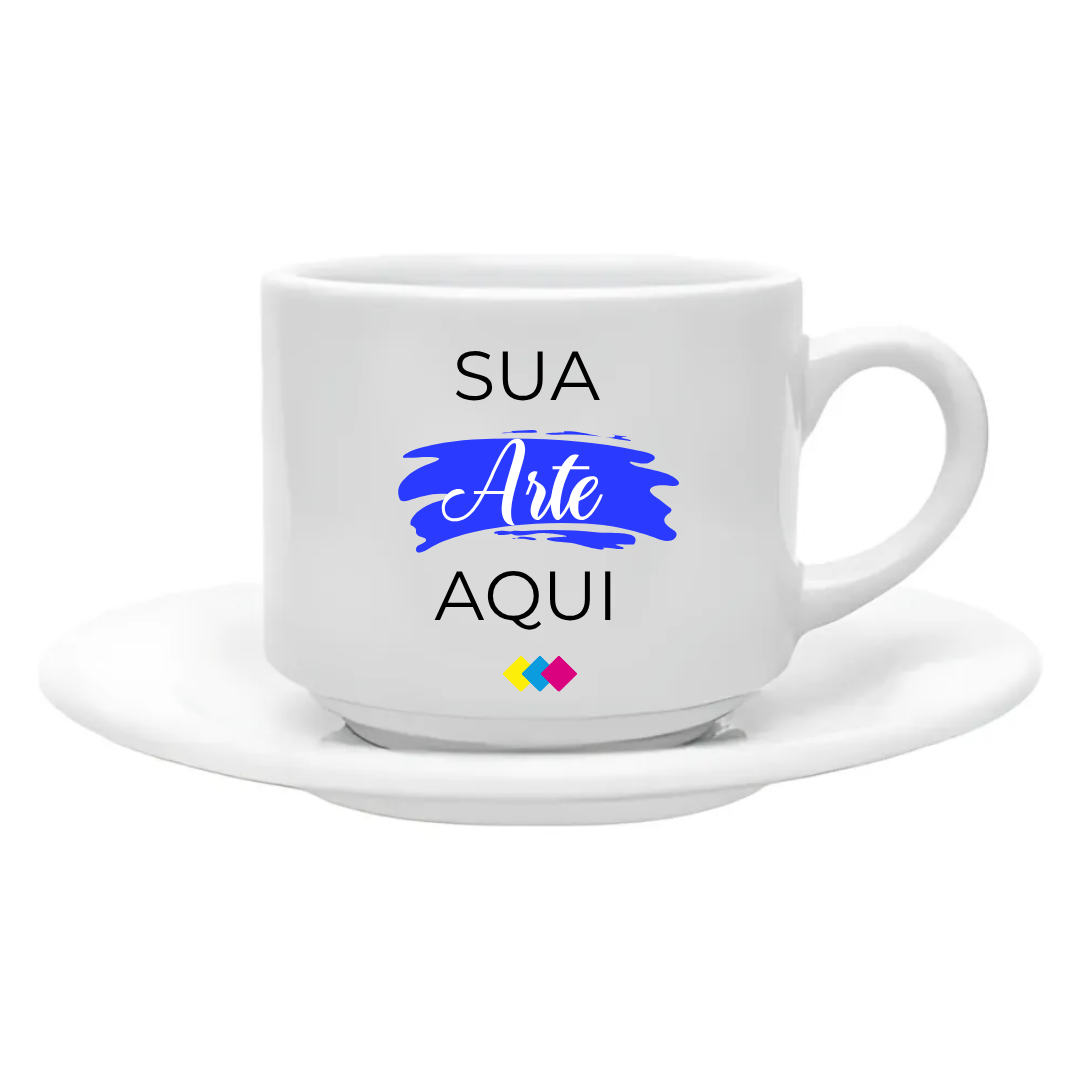 xicara com pires
